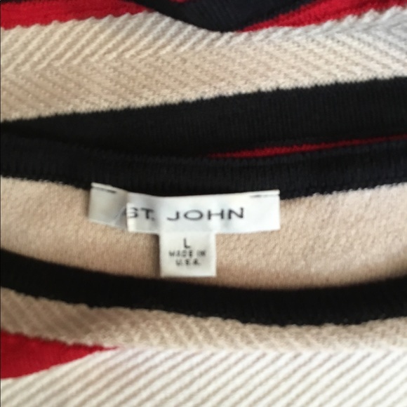 🇺🇲 St. John Striped Sweater 🇺🇲 - Picture 5 of 10